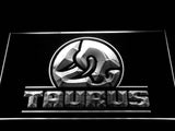 Taurus Firearms LED Neon Sign USB - White - TheLedHeroes