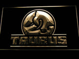 Taurus Firearms LED Neon Sign USB - Yellow - TheLedHeroes