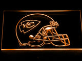 Kansas City Chiefs LED Neon Sign USB - Orange - TheLedHeroes