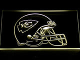Kansas City Chiefs LED Neon Sign USB - Yellow - TheLedHeroes