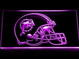 Miami Dolphins Helmet LED Neon Sign USB - Purple - TheLedHeroes
