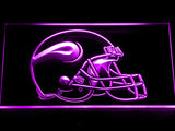 Minnesota Vikings Helmet LED Sign - Purple - TheLedHeroes