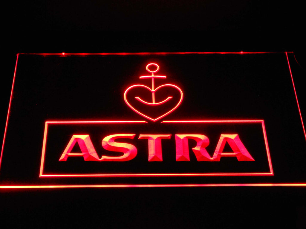 FREE Astra Beer LED Sign - Red - TheLedHeroes