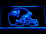 FREE New England Patriots Helmet LED Sign - Blue - TheLedHeroes