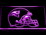 FREE New England Patriots Helmet LED Sign - Purple - TheLedHeroes