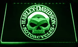 Harley Davidson 7 LED Sign - Green - TheLedHeroes