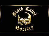 Black Label Society LED Neon Sign USB - Yellow - TheLedHeroes