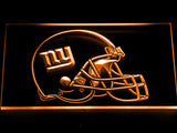 New York Giants Helmet LED Sign - Orange - TheLedHeroes