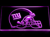 New York Giants Helmet LED Sign - Purple - TheLedHeroes