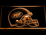 FREE New York Jets Helmet LED Sign - Orange - TheLedHeroes