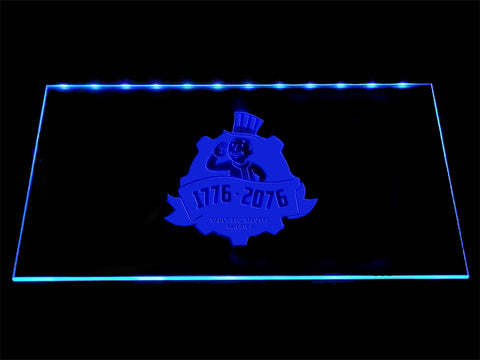 FREE Fallout 1776-2076 LED Sign - Blue - TheLedHeroes