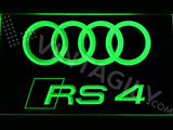 FREE Audi RS4 LED Sign - Green - TheLedHeroes