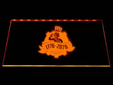 Fallout 1776-2076 LED Neon Sign USB - Orange - TheLedHeroes