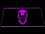 Iron Man LED Neon Sign Electrical - Purple - TheLedHeroes