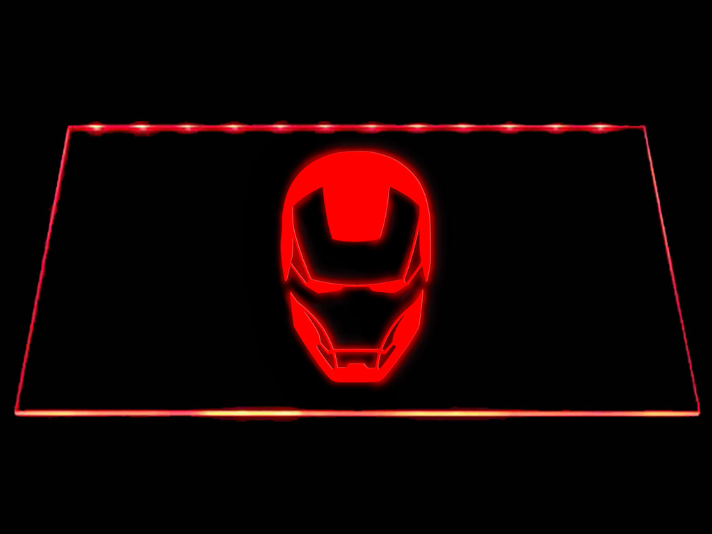FREE Iron Man LED Sign - Red - TheLedHeroes