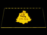 Fallout 1776-2076 LED Neon Sign USB - Yellow - TheLedHeroes