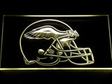 Philadelphia Eagles Helmet LED Sign - Yellow - TheLedHeroes