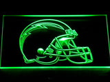 FREE San Diego Chargers Helmet LED Sign - Green - TheLedHeroes