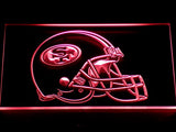FREE San Francisco 49ers Helmet LED Sign - Red - TheLedHeroes