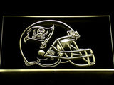 Tampa Bay Buccaneers Helmet LED Neon Sign Electrical - Yellow - TheLedHeroes