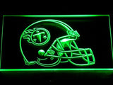 Tennessee Titans Helmet LED Neon Sign Electrical - Green - TheLedHeroes
