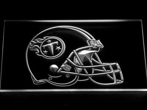 Tennessee Titans Helmet LED Neon Sign USB - White - TheLedHeroes