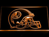 Washington Redskins Helmet LED Neon Sign Electrical - Orange - TheLedHeroes