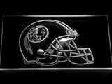 Washington Redskins Helmet LED Neon Sign USB - White - TheLedHeroes