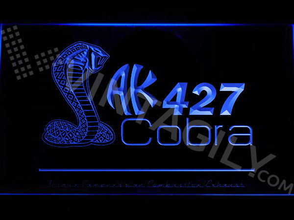 Cobra AK 427 LED Sign - Blue - TheLedHeroes
