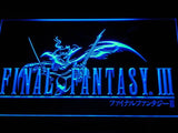 Final Fantasy III LED Neon Sign Electrical - Blue - TheLedHeroes