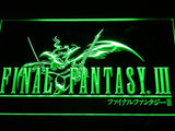 Final Fantasy III LED Neon Sign USB - Green - TheLedHeroes