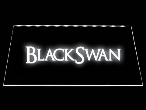 Black Swan LED Neon Sign USB - White - TheLedHeroes