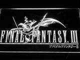 Final Fantasy III LED Neon Sign Electrical - White - TheLedHeroes