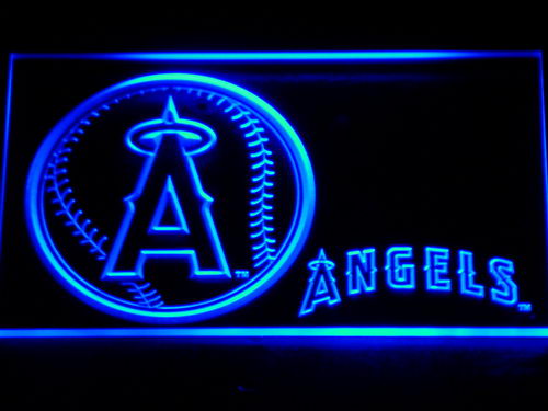 FREE Los Angeles Angels (2) LED Sign - Blue - TheLedHeroes