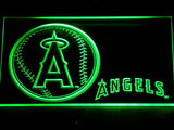 FREE Los Angeles Angels (2) LED Sign - Green - TheLedHeroes