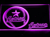 FREE Houston Astros (3) LED Sign - Purple - TheLedHeroes