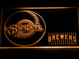 FREE Milwaukee Brewers (3) LED Sign - Orange - TheLedHeroes