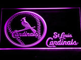 St. Louis Cardinals (4) LED Neon Sign Electrical - Purple - TheLedHeroes