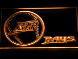 FREE Tampa Bay Rays (2) LED Sign - Orange - TheLedHeroes