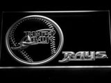 Tampa Bay Rays (2) LED Neon Sign USB - White - TheLedHeroes