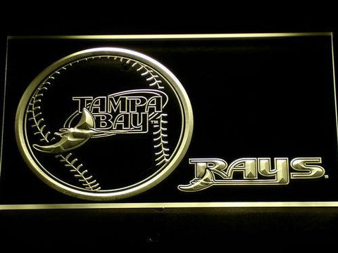 Tampa Bay Rays (2) LED Neon Sign Electrical - Yellow - TheLedHeroes