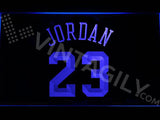 Michael Jordan 23 LED Neon Sign USB - Blue - TheLedHeroes