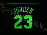 Michael Jordan 23 LED Neon Sign Electrical - Green - TheLedHeroes