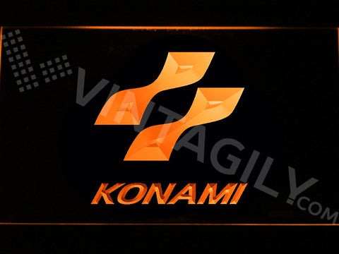 Konami LED Sign - Orange - TheLedHeroes