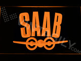 Saab 2 LED Sign - Orange - TheLedHeroes