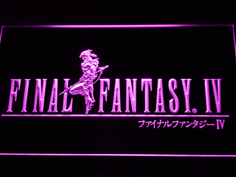 FREE Final Fantasy IV LED Sign - Purple - TheLedHeroes