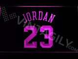 FREE Michael Jordan 23 LED Sign - Purple - TheLedHeroes