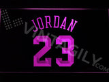 Michael Jordan 23 LED Neon Sign USB - Purple - TheLedHeroes