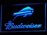 Buffalo Bills Budweiser LED Neon Sign USB - Blue - TheLedHeroes
