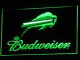 Buffalo Bills Budweiser LED Neon Sign USB - Green - TheLedHeroes